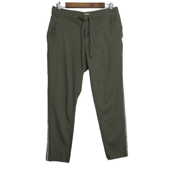 Levi's army green Side Stripe slim straight‎ leg casual chino pants size 29 - Picture 1 of 15